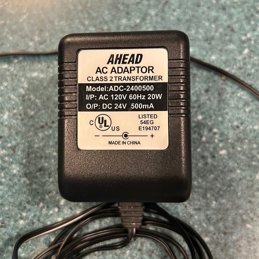 AHEAD AC Adapter Plug Model ADC 2400500